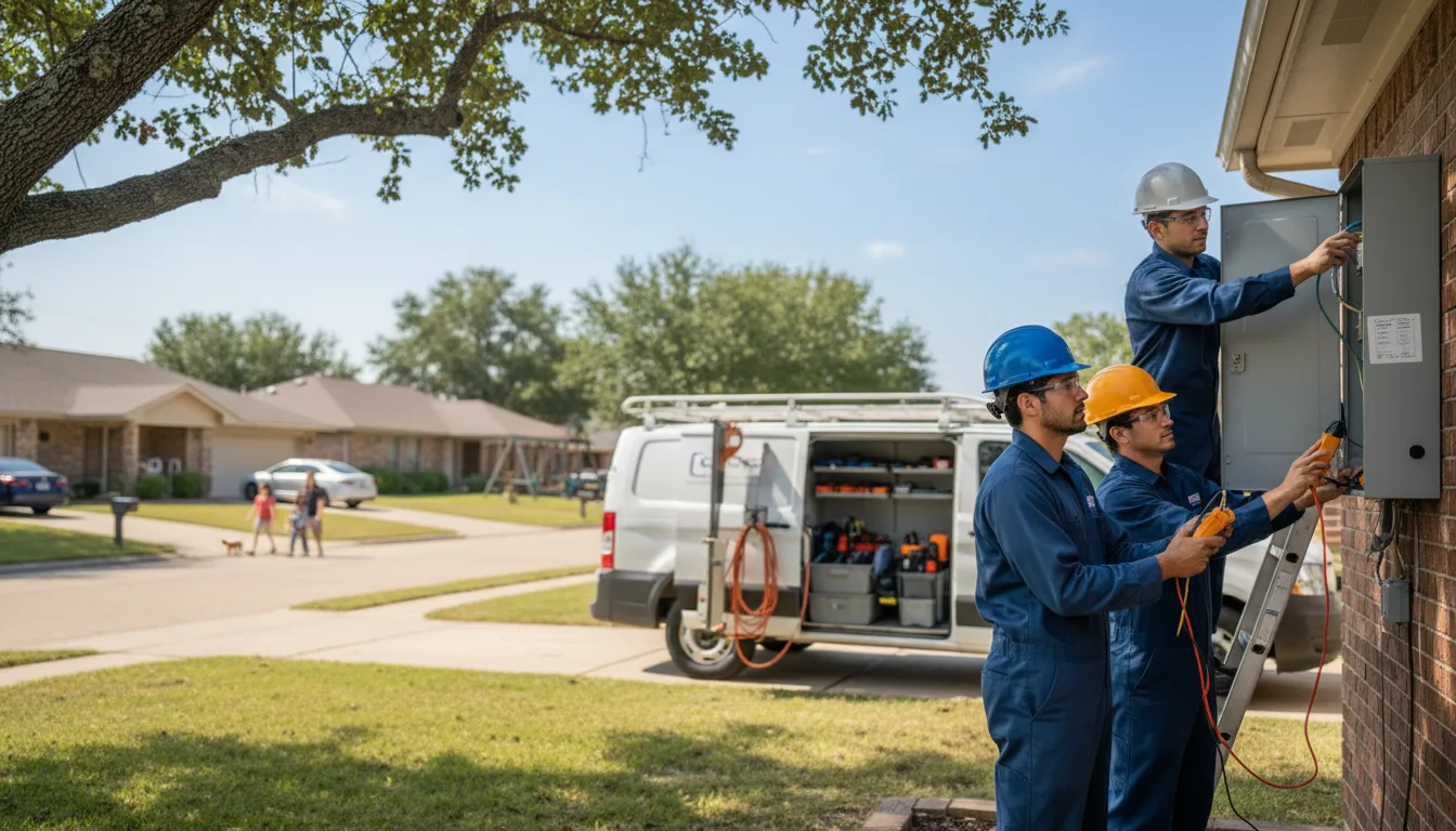 Certified electrician providing emergency electrical services in Hershey, NE